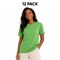 12 Pack: BELLA+CANVAS Unisex Triblend Tee for School, Sports & Everyday Wear